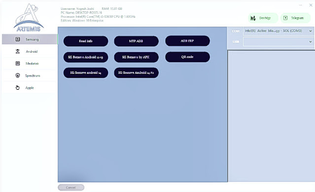 Artemis KG Unlocker Tool Download Artemis KG Unlocker Tool Download