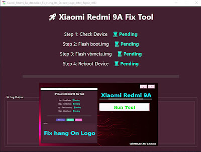 Xiaomi Redmi 9A Fix hang On Logo Tool Download Xiaomi Redmi 9A Fix hang On Logo Tool Download